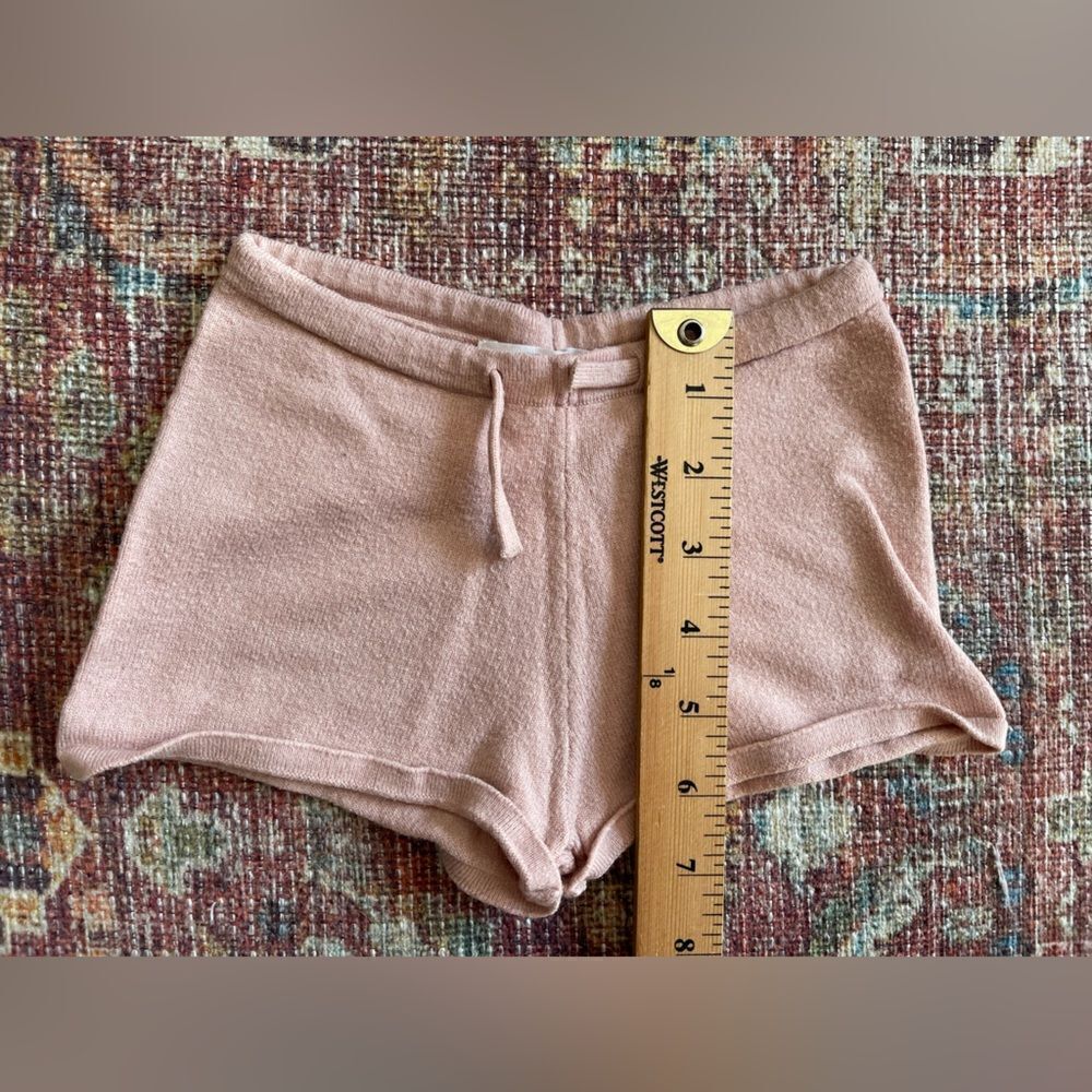 Zara baby Pink Knit Shorts 12-18 months - Picture 2 of 5